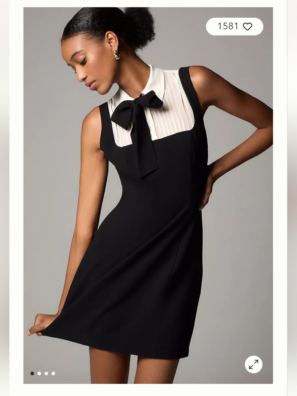 Maeve Bow Tie Mini Dress